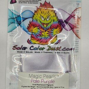 New, Pale Purple Solar Color Dust Magic Pearls Pigments 10 Gram Pouch